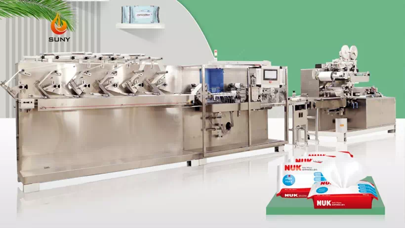 Fully Automatic wet Wipes Machine