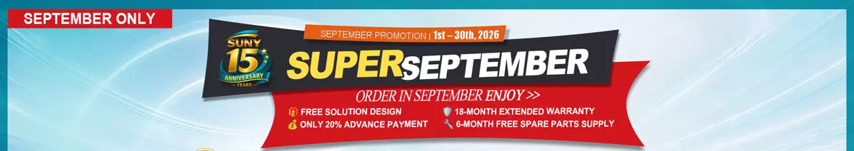 SUNY 15th Anniversary | Super September Promotion