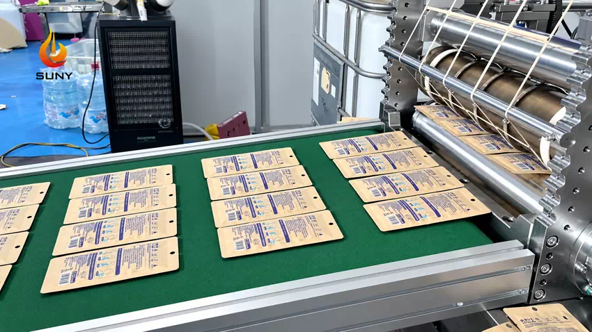Automatic 4 Lane Single Sachet Wet Wipes Machine